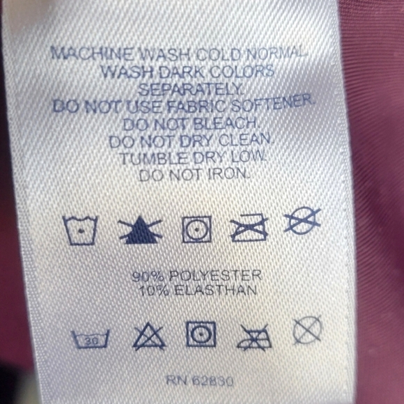 Land's End purple velvet long sleeve drape neck top women's small size 6 - 8 - Picture 4 of 16